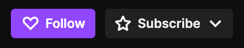 The Twitch Subscribe button